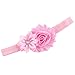 Lookatool Upgrade 10pcs Baby Girl Elastic Multicolor Flower Headband Rhinestone Hair Band