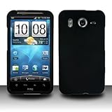HTC Inspire 4G Rubberized Black Protective Hard Case Faceplate Cover for HTC Inspire 4G - AT&T