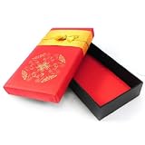 Coffret &agrave; Bijoux "Chine Antique" rouge noir