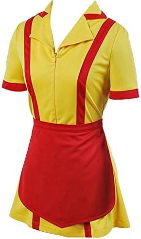 Goodcosplay Halloween Max and Caroline Dress Cosplay Costume Suit Waitress Maid Dress