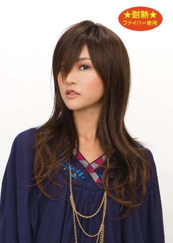 4/15入荷予定☆J-5927スウィートローレイヤー　クッキーブラウン(耐熱フルウィッグ）　