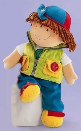 Childrens Toyshop  Toys : Zippety Teach Me Doll 18"