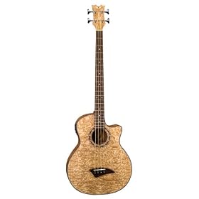 Dean Acoustic-Electric Bass Quilted Ash Back/Sides/Top Gloss Natural