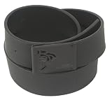 Versace Collection Mens Black Leather Belt Medusa Buckle