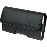 iLuv iCCBLK Leather Case with Belt Clip for iPhone 3G/ 3GS/ 4 - Black