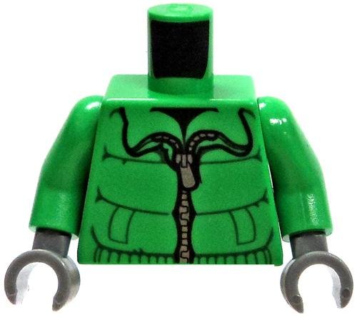 LEGO LOOSE TORSO Green Snow Jacket