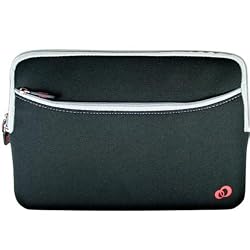 Kroo 11247 Zipper Sleeve for 10-Inch Portable Laptop (Black)