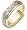 18 Karat 6mm Titanium & Yellow Gold Wedding Band Ring - 4