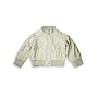 Private Label - Girls Zip Front Faux Leather Jacket, Tan