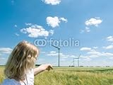 IMAGE OF Wallmonkeys Peel and Stick Wall Decals - Windfarm Presentation - 18