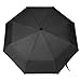 Yitote Tested 55 MPH Windproof Compact Travel Umbrellas, Integrated Rotating LED Flashlight & Reflective Rim
