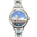 Round Italian Charm Watch of Sydney Australia Opera House