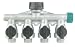 Gilmour Full Flow Aluminum Four Way Connector AY4FFM