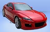 2004-2008 Mazda RX-8 M-1 Speed Kit URETHANE - Includes M-1 Speed Front Bumper - URETHANE (102637), M-1 Speed Rear Bumper - URETHANE (102638), and M-1 Speed Side Skirts - URETHANE (102639).