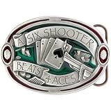 Body Candy - SIX SHOOTER Beats FOUR ACES Belt Buckle