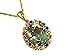 Ladies Green Amethyst & Multi Color Sapphire title=