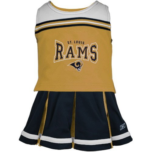 Reebok St. Louis Rams Preschool Navy Blue 2-Piece Cheerleader Set (5/6)