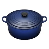 Le Creuset Enameled Cast-Iron 5-1/2-Quart Round French Oven Cobaltby Le Creuset