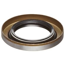 Shaft Seal, Spring Loaded, Double Lip, Steel with Buna-N Lips