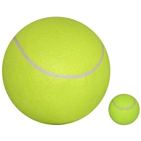 Giant 23cm / 9 Inch Tennis Ball Ready to inflate