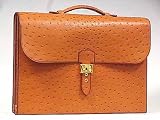 (エルメス)HERMES ビジネスバッグ[サック・ア・デペッシュ41] オーストリッチ GD チェスナッツ B刻印 並行輸入品 HERMES バッグ