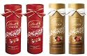 【全国送料無料】　リンツ　 リンドールギフト 10粒入り(120g)（ミルク・ アソート）お好み４本セット手提げ袋付　沖縄・離島送料800円