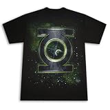 Green Lantern Outer Space Black Graphic TShirt