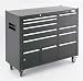 Tools & Hardware : 48" Black Powder-Coated Toolbox - Bottom Only