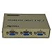 HDE 2-Port VGA/SVGA Manual Switch Sharing Switcher Selector Box for LCD TV PC Monitor Video