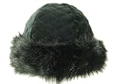 New York Paris Toppers' Quilt Crown Fur Ring Hat
