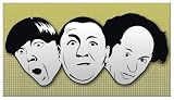 Magnet: THE THREE STOOGES - MOE, LARRY, & CURLY