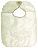 from Cachet Kids My christening day ivory satin christening bib