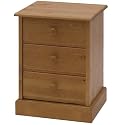 Saplings Country Pine Bedside Drawers - Country Pine