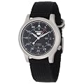Seiko 5 Men's SNK809 Automatic Black Strap  Black Dial Watch