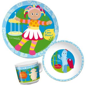 Childrens Toyshop  Third Party New : In The Night Garden Melamine Plate, Bowl & Cup Set
