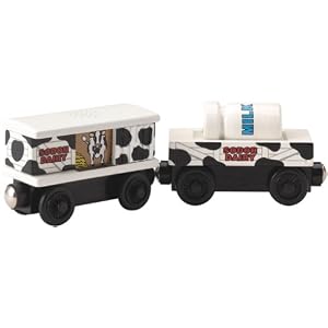 Thomas and Friends Wooden Railway - Sodor Dairy Cars by Learning Curve