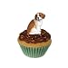 Beagle PUPCAKE Stone Resin Collectible Trinket Box