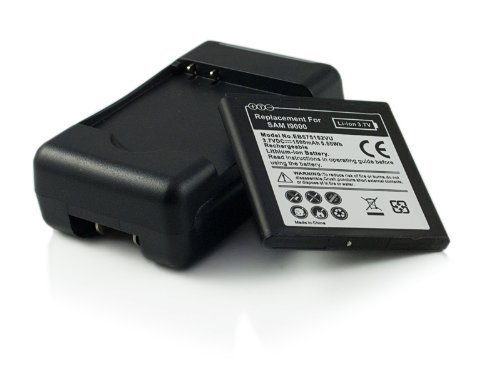 2x 1500mAh Batteries + FREE USB Travel Charger for Samsung Galaxy S I9000, GT-I9000, Samsung Captivate SGH-I897 (AT&T), Samsung Epic 4G SPH-D700 (Sprint), Samsung Focus SGH-I917, Samsung Vibrant SGH-T959 (T-Mobile) - Black 2x 1500mAh Batteries + FREE USB Travel Charger for Samsung Galaxy S I9000, GT-I9000, Samsung Captivate SGH-I897 (AT&T), Samsung Epic 4G SPH-D700 (Sprint), Samsung Focus SGH-I917, Samsung Vibrant SGH-T959 (T-Mobile) - Black