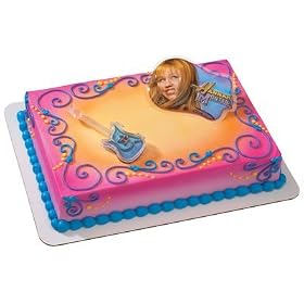 Hannah Montana Lip Gloss Guitar Cake Topper Set by 