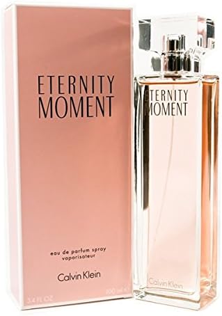 New C a L V I N K L E I N Eternity Moment Eau De Parfum Spray 3.4 Oz Brand Sealed in Box
