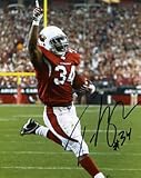 Tim Hightower #34 Autographed / Signed Arizona Cardinals Football 8x10 Photo