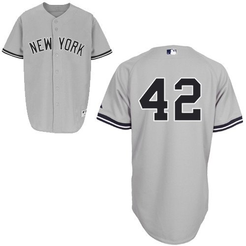 Mariano Rivera New York Yankees Authentic Road Grey On-Field Jersey by Majestic