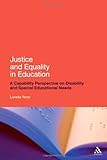 Justice and equality in education : a capability perspective on disability and special educational needs