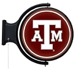 Texas A&M Aggies Rotating Sign Neon Bar Light