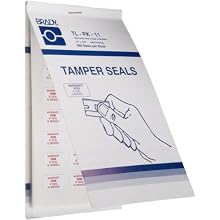 Brady TL-PK-11 0.75" Width x 0.375" Height, B-351 Tamper Resistant Vinyl, Red on White Rectangle Seals, Legend "Warranty Void if Seal is Broken" (Pack of 480)