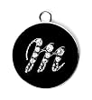 Fleur De Lis Monogram Necklace - M Fleur De Lis Monogram Necklace - M
