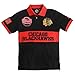 Chicago Blackhawks NHL Wordmark Short Sleeve Rugby Polo
