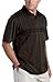 IZOD Men's Short Sleeve Double Mercerized Engineered Single Jacquard Polo with Cool-FX