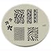 Konad Stamping Nail Art Image Plate - M57