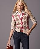 Tommy Hilfiger Vivian Argyle Cardigan Sweater